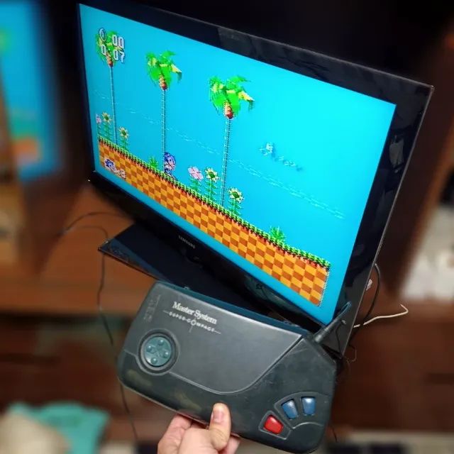 Console Vídeo Game Master System Super Compact Tectoy Nacional Sonic na Memória - Foto 2