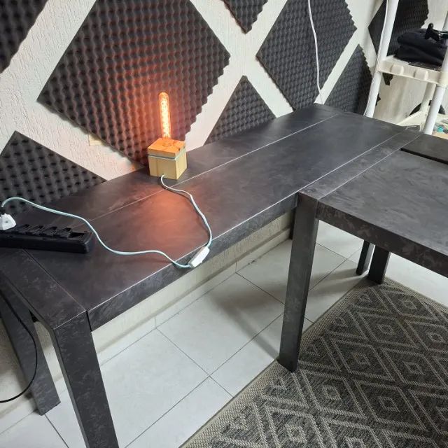 Mesa e aparador em aço - Tok Stok  - Foto 5