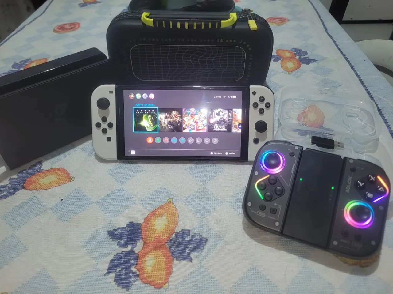 Nintendo switch oled (DESBLOQUEADO)
