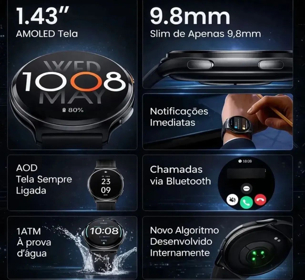 HAYLOU/XIAOMI SOLAR LITE 2 AMOLED E GPS  - Foto 4