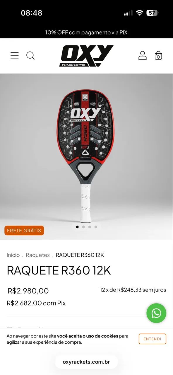 Raquete Oxy R360