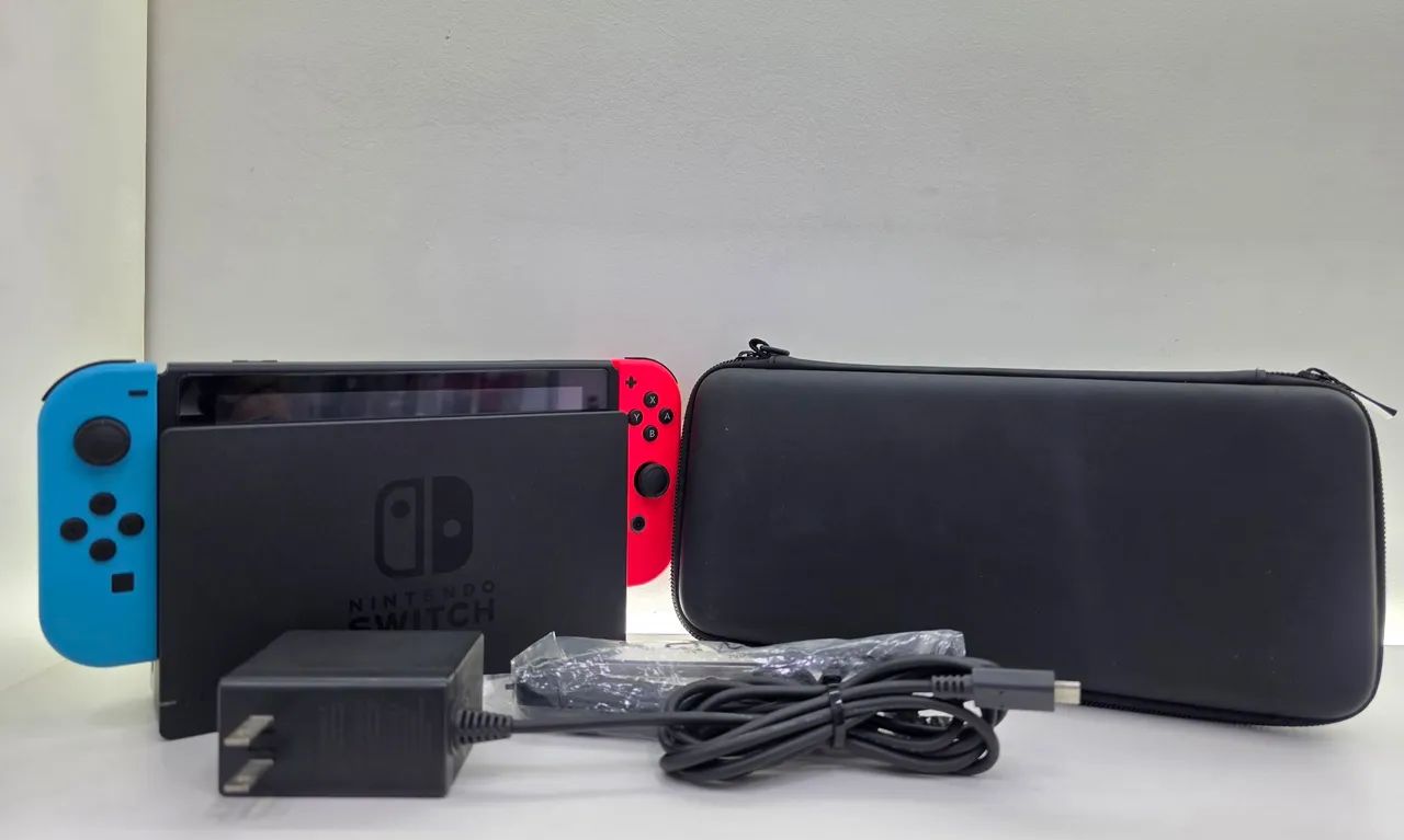 Nintendo Switch V2 Destravado 128GB ac trca - Foto 3