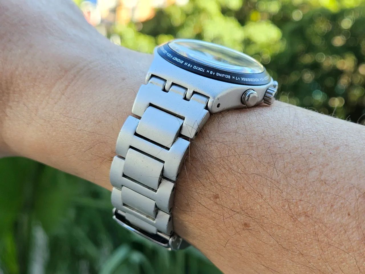 Relógio Swatch Irony Chrono World Time Vintage 1997 Original