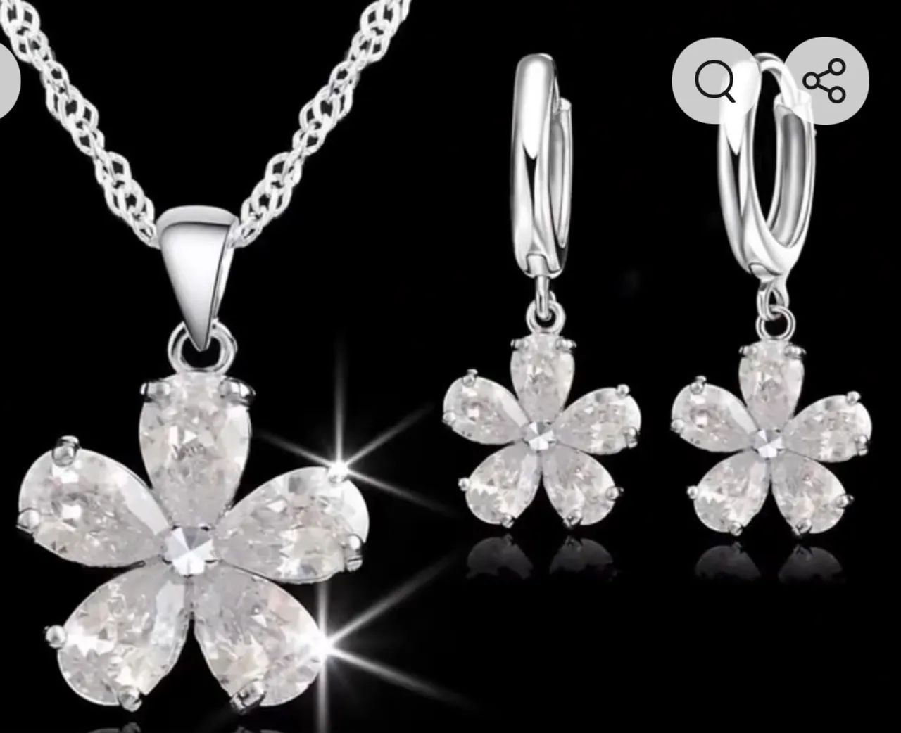  Conjunto prata 925  