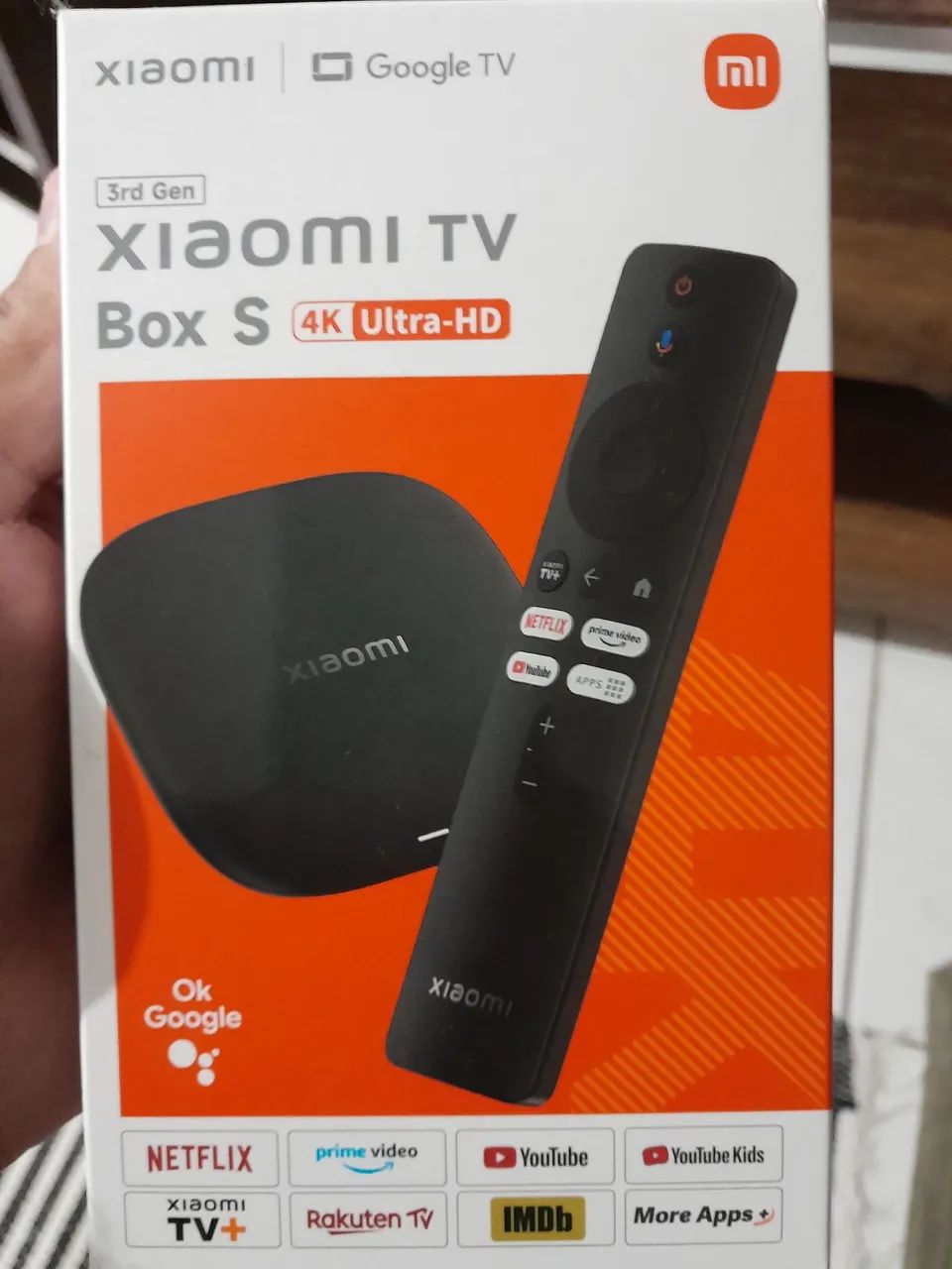 TV Box Xiaomi Box 4k Nova Lacrada Última Geração 