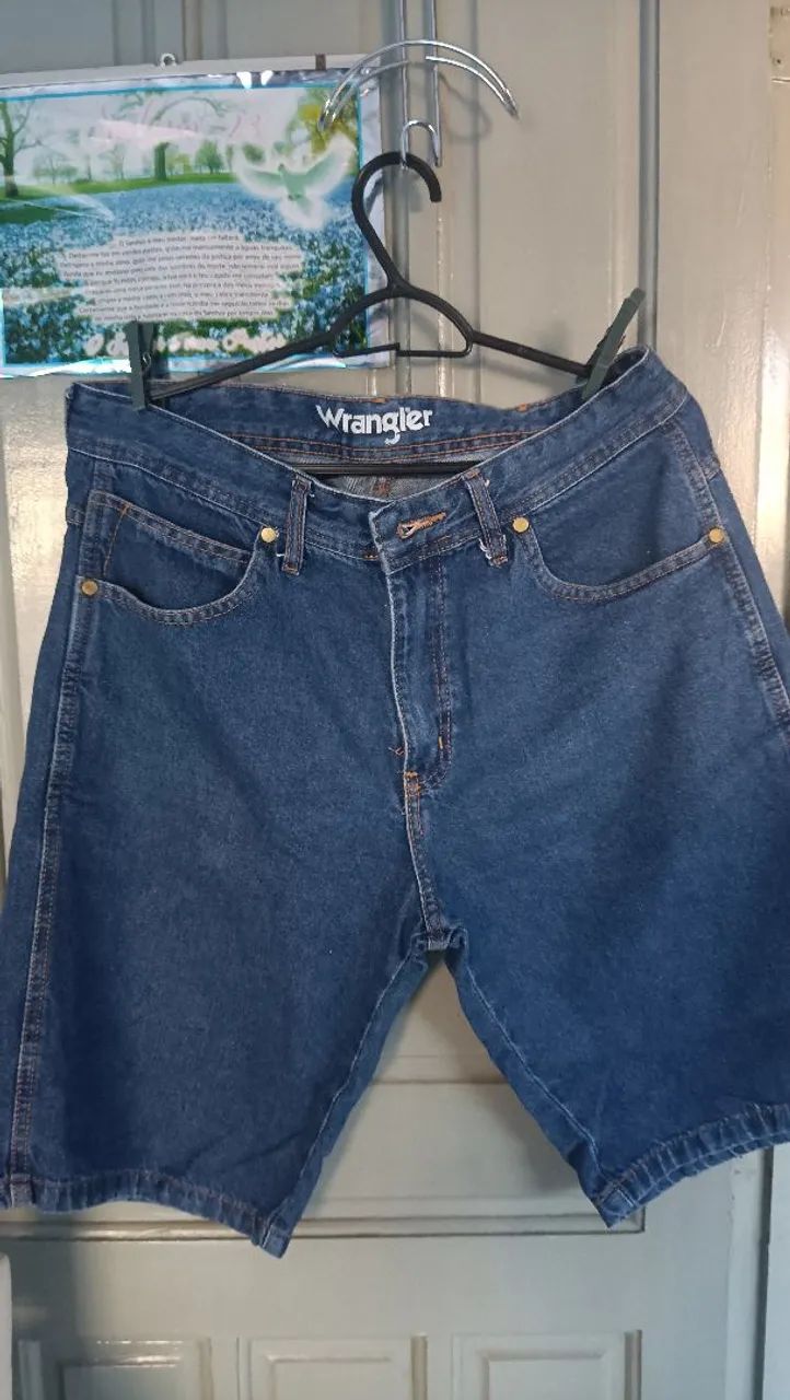 Bermuda jeans masculina Wrangler  - Foto 2