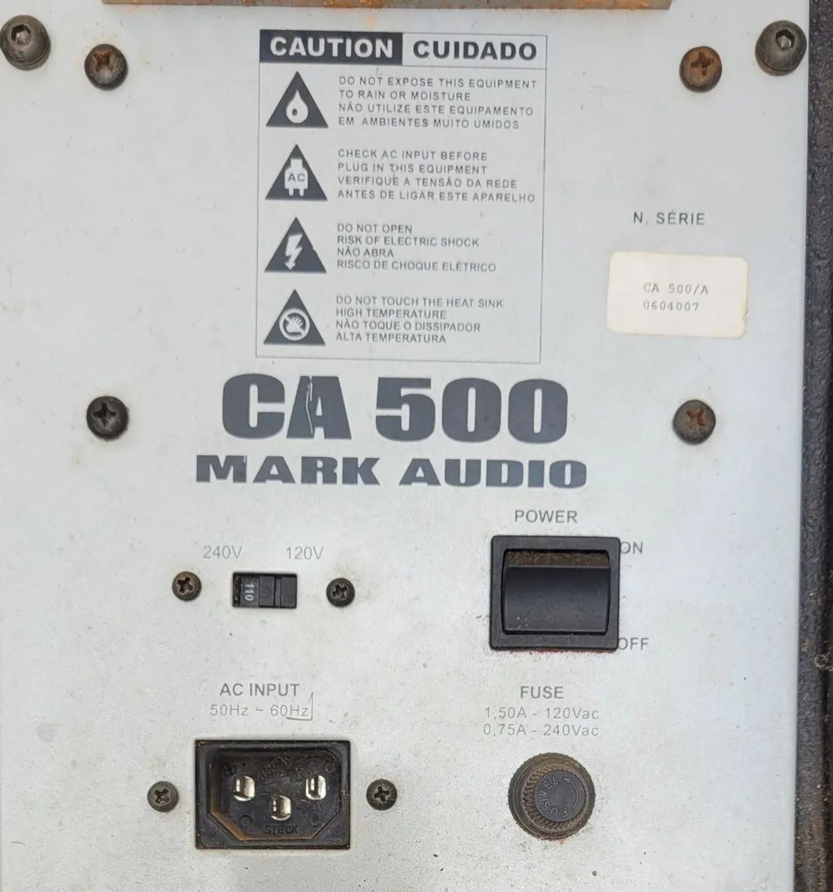 Caixa Amplificada Ativa Mark Audio CA500 - 150 RMS e Funcionando Perfeitamente - Foto 3