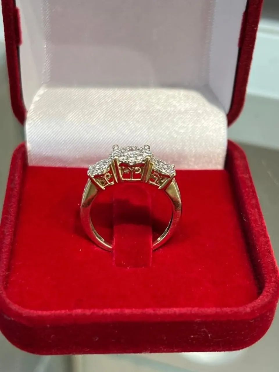 Anel Ouro 14K - Tamanho 15