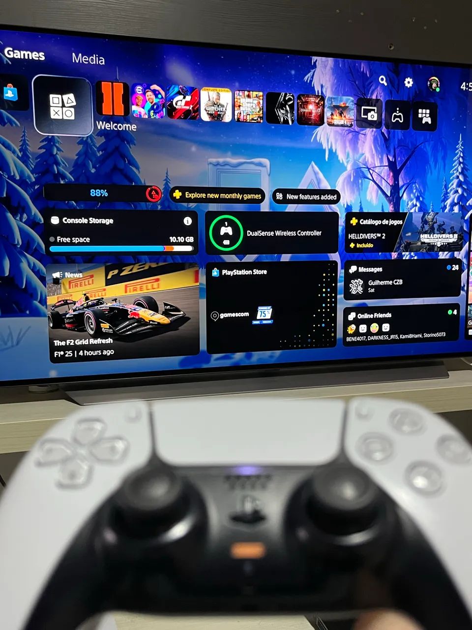 PlayStation 5 - Fat - Com leitor de disco - Foto 2
