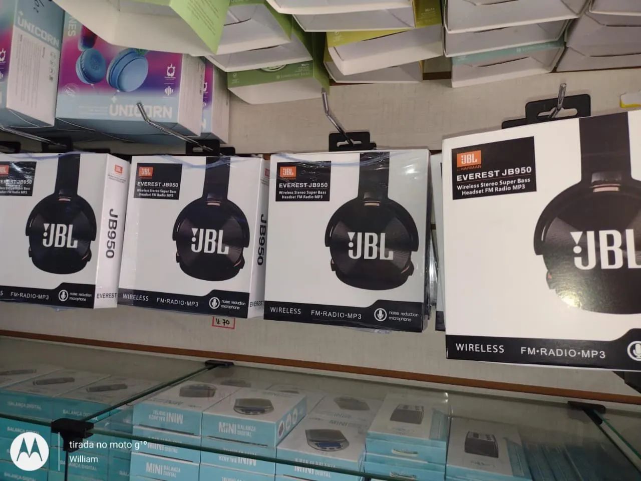 Fone de ouvido bluetooth 