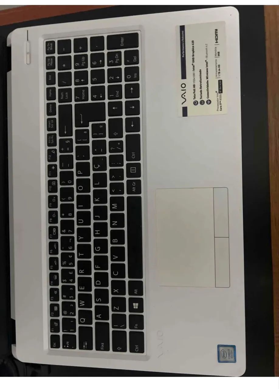 Notebook Vaio 1TB de HD memória 8 Gb core i7 8° geração  - Foto 3