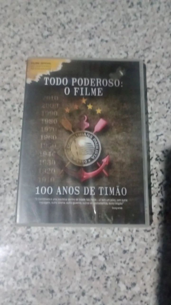 DVD Original Corinthians Todo Poderoso O Filme 100 Anos De Timão 