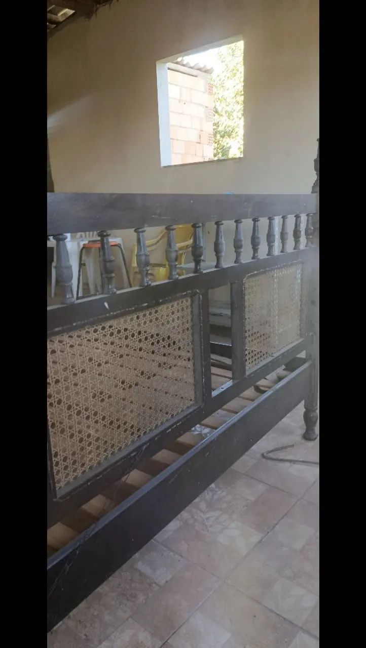 Cama de casal (madeira de elevada qualidade) - Foto 3