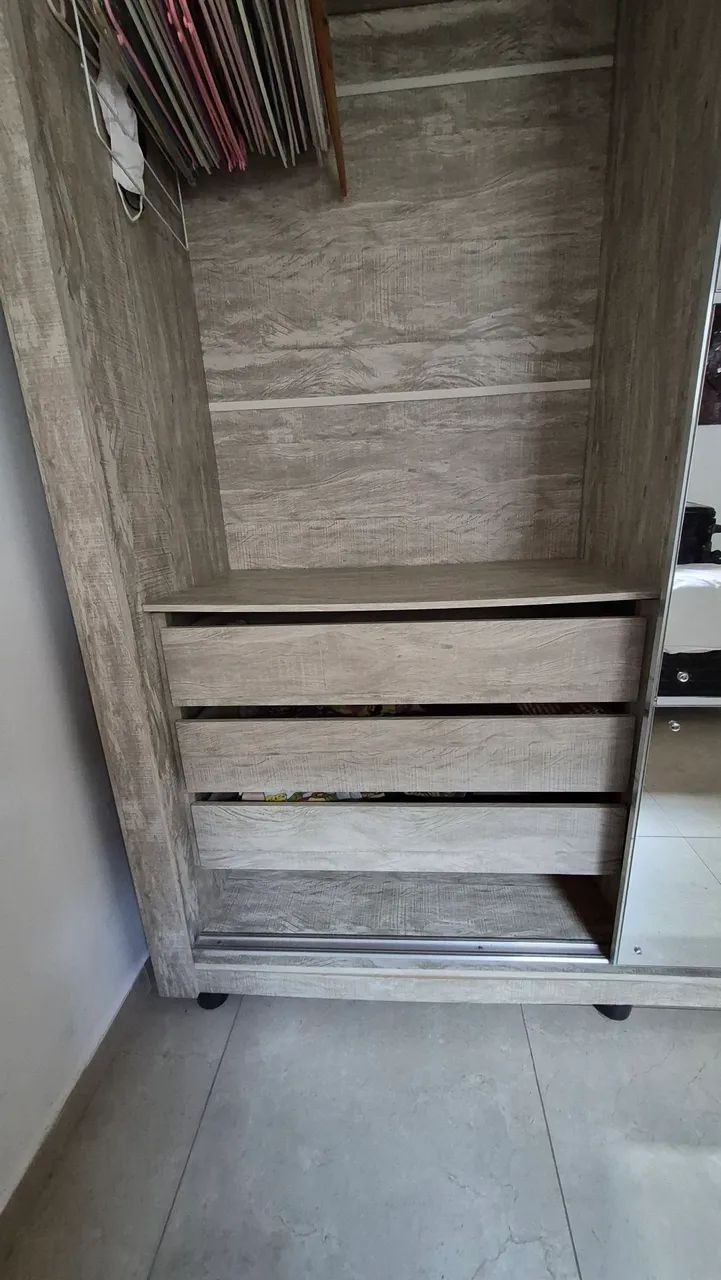 Guarda-roupa 2 Portas Casal - Foto 5