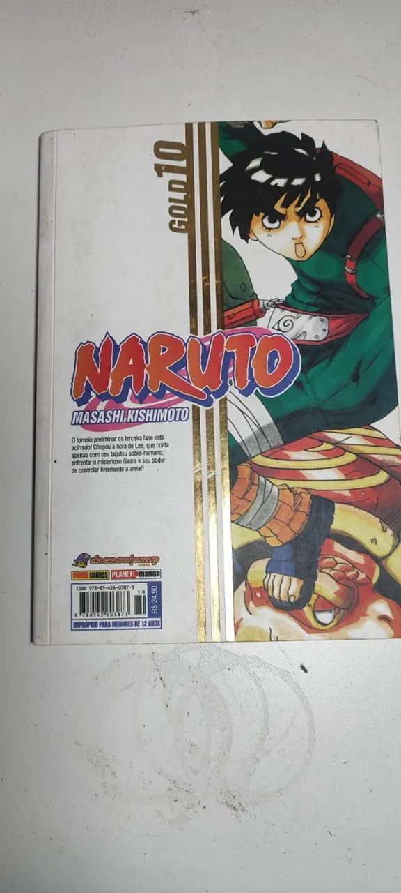 Naruto Volume 10 - Panini Shonen Jump - Livro Usado - Foto 3