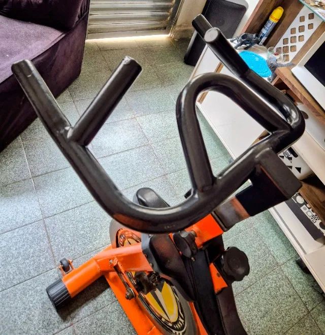 Bicicleta spinning indor roda 20 kg - Foto 3