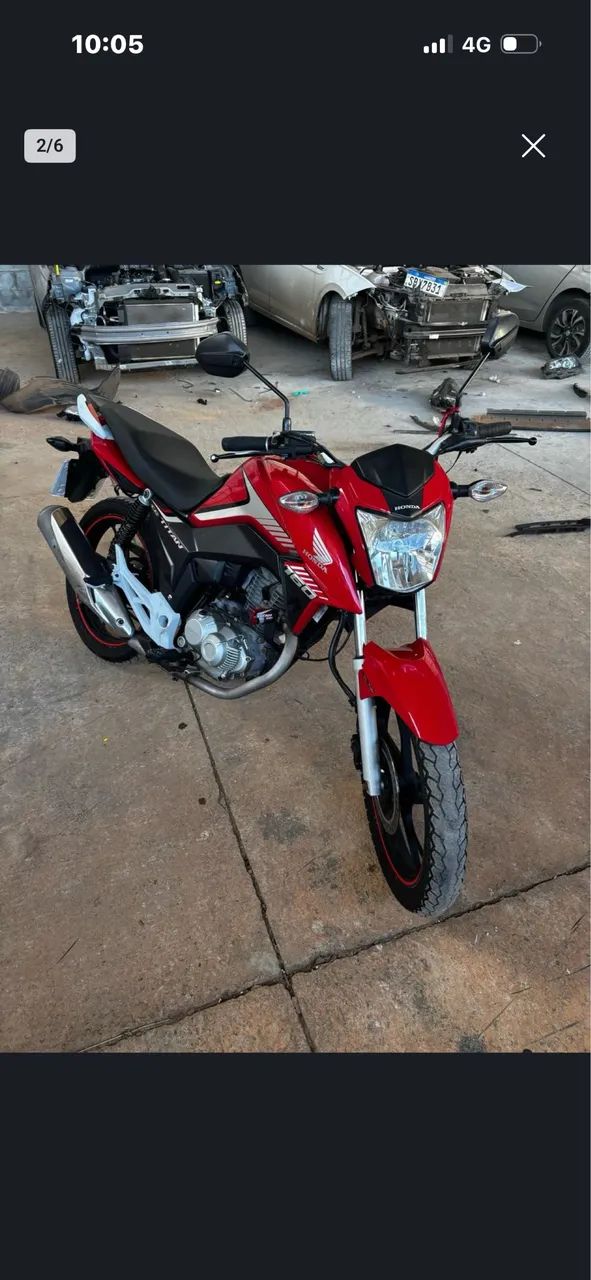 Moto bem conservada, usada apenas para ir e voltar do trabalho  - Foto 4