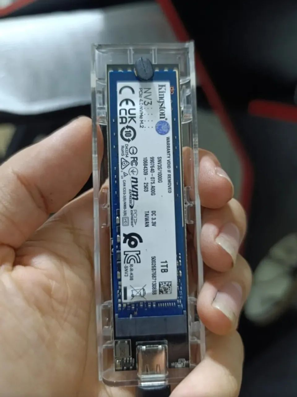 SSD M.2 NVMe 1TB Kingston PCIe 4.0 - Novo e Lacrado - Foto 2