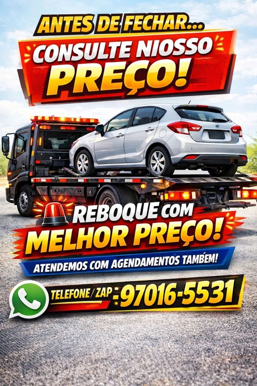 Reboque melhor preço em qualquer lugar 