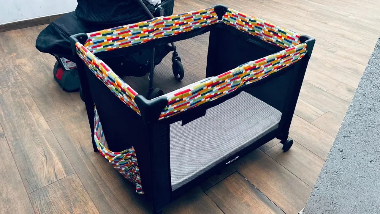 Bercinho chiqueirinho com colchão