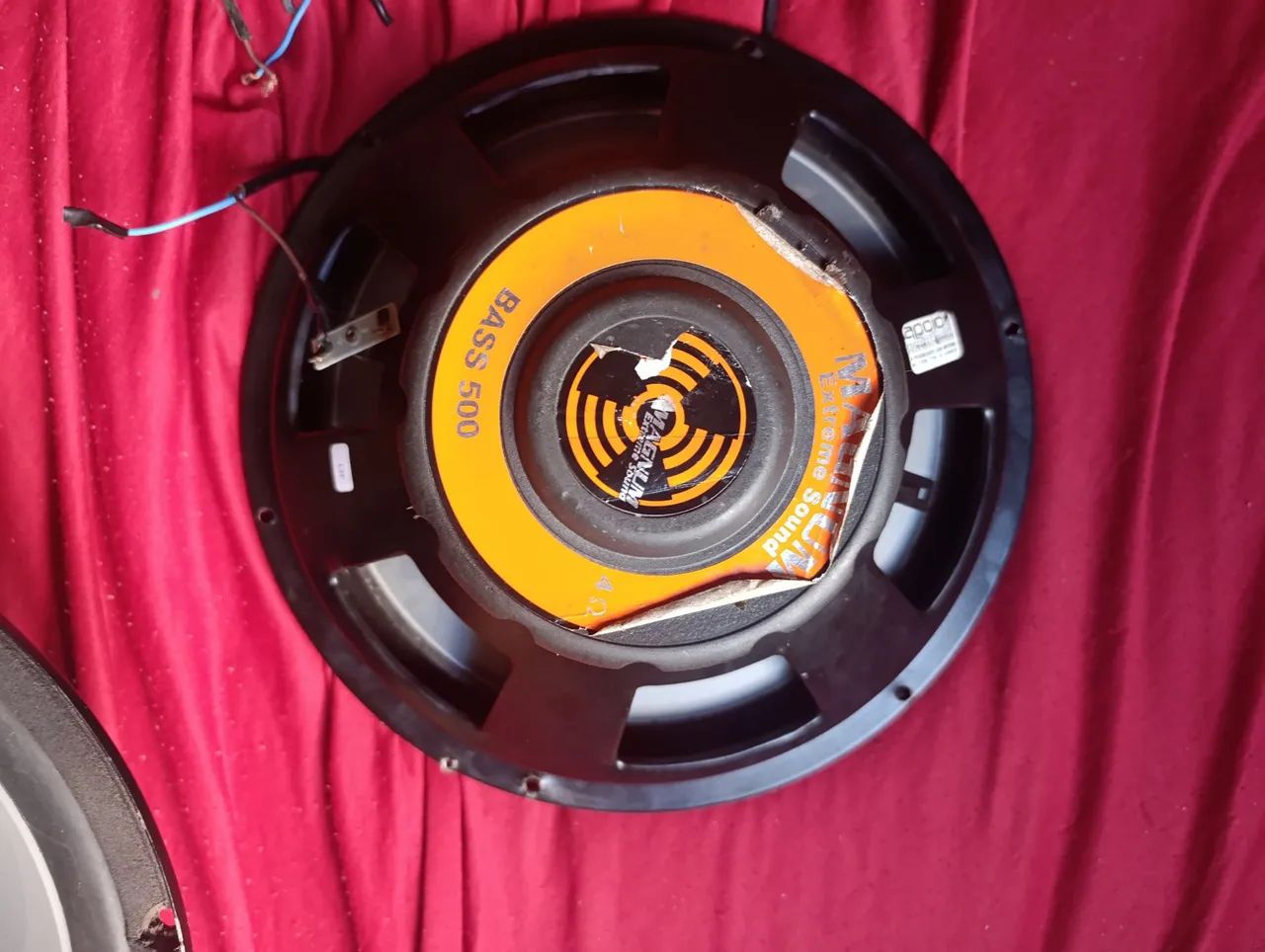 Par Subwoofer Magnum Bass 500 12 Polegadas 150w Rms 4 Ohms - Foto 3
