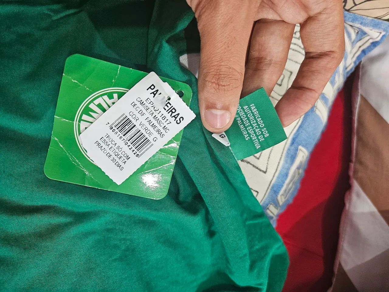 Camisa palmeiras autografada Abel ferreira  - Foto 4