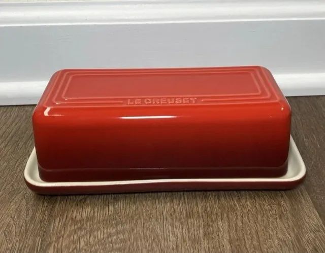 Manteigueira Retangular Flame Ou Vermelha Le Creuset - Foto 5