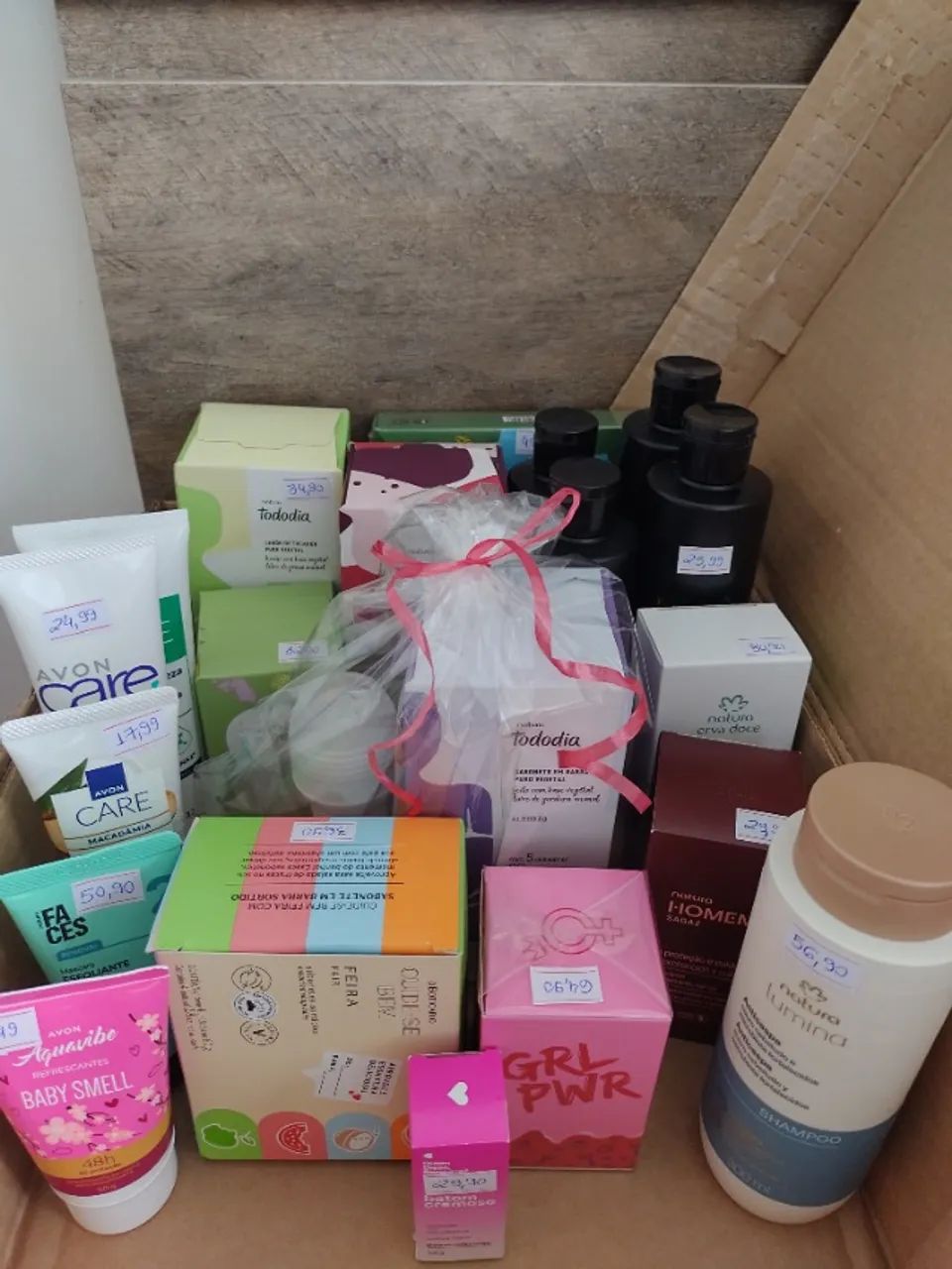 Produtos disponíveis 
