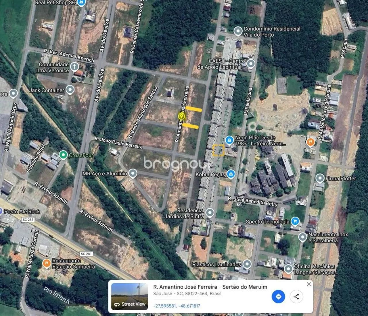 Brognoli Vende Terreno no Sertão do Maruim em São José-SC. - Foto 2