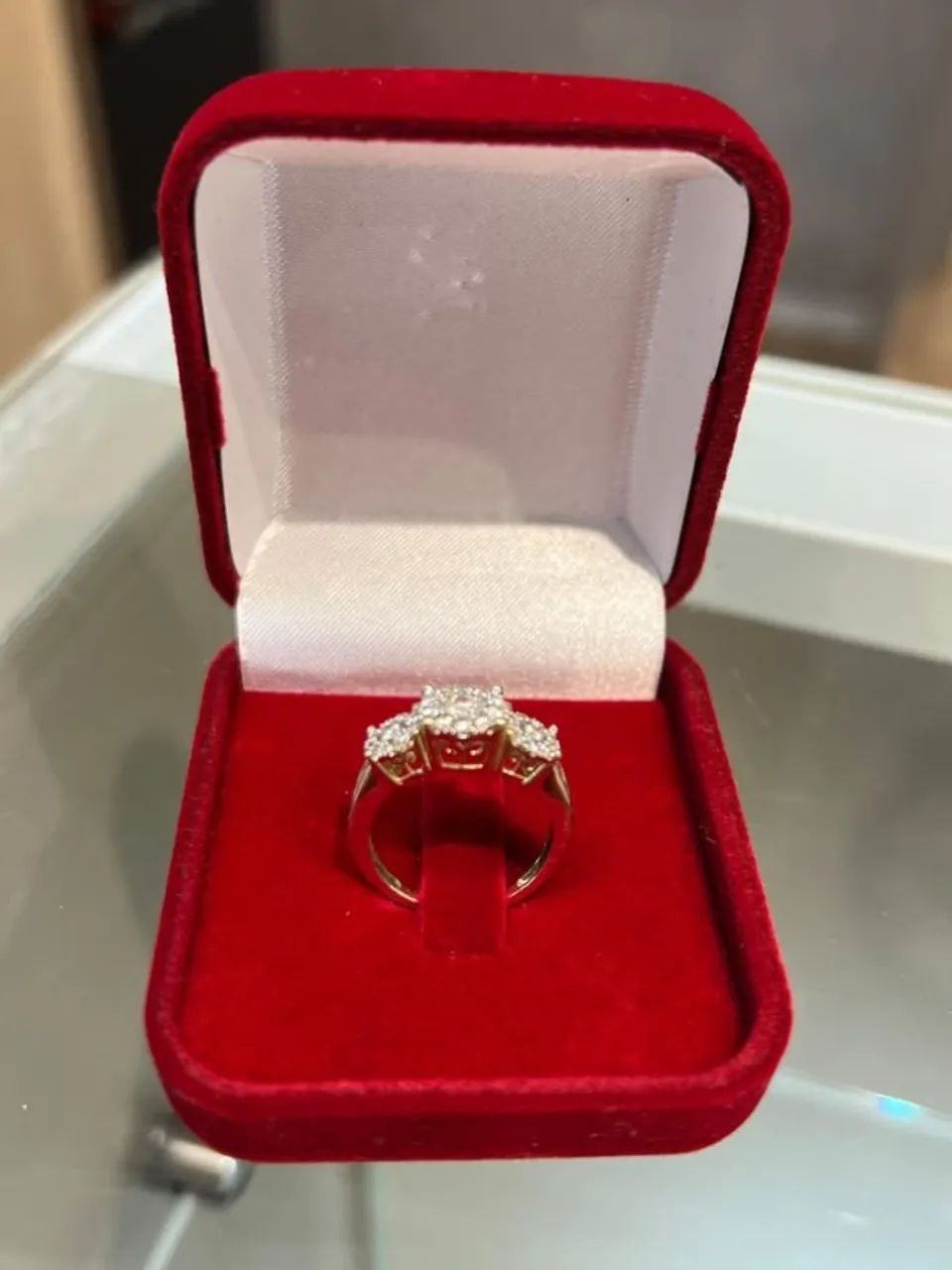 Anel Ouro 14K - Tamanho 15 - Foto 4