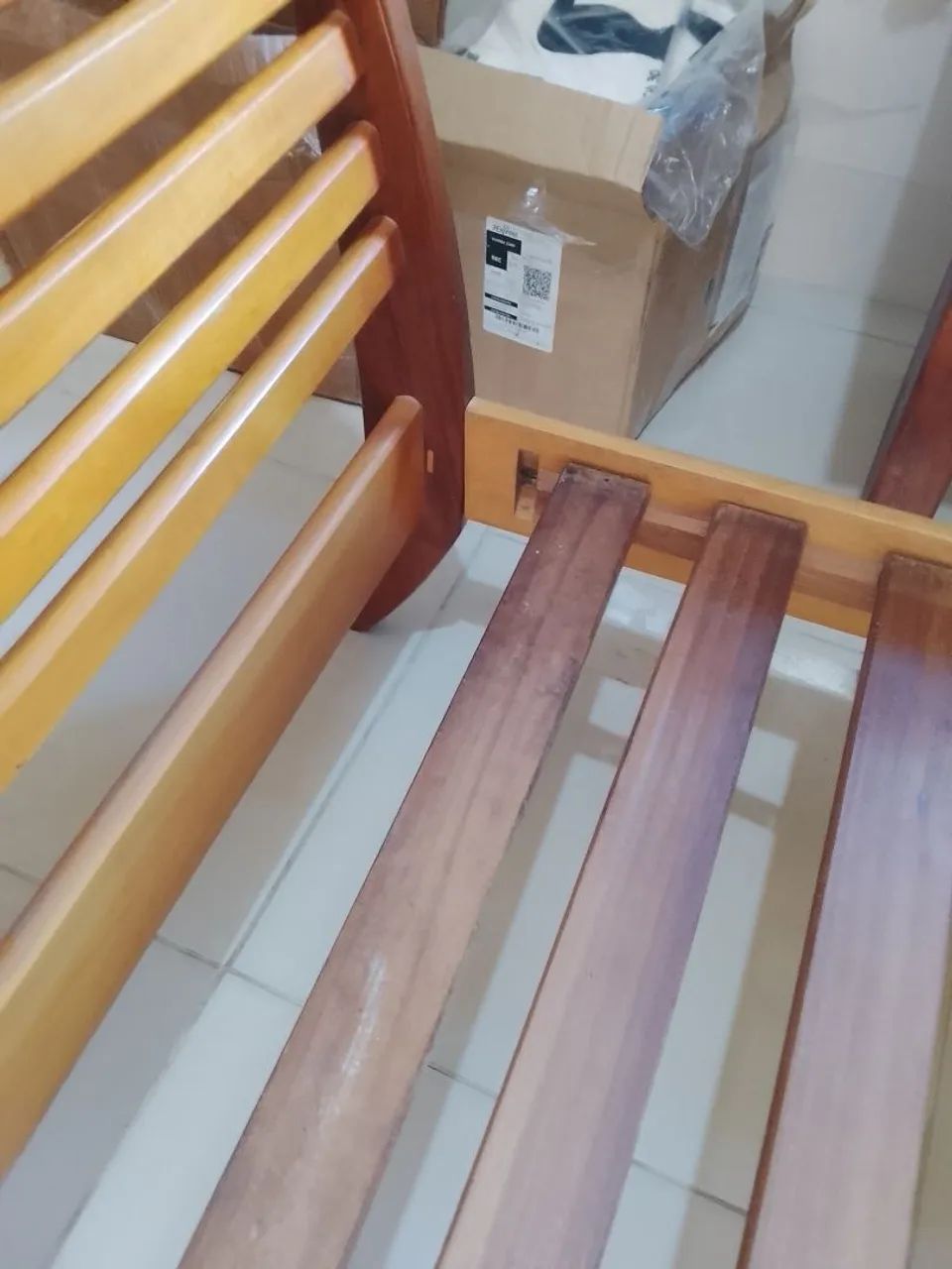 Cama casal em madeira maciça luxo! - Foto 2