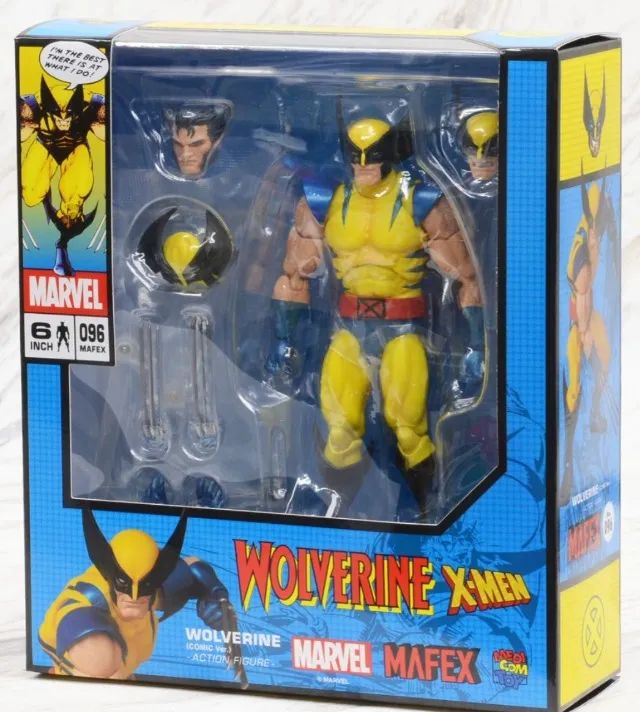 アメコミ MAFEX No.096 WOLVERINE COMIC Ver. LL Figura de ação *Bargain Item* Mafex No.096 Wolverine (Comic Ver
