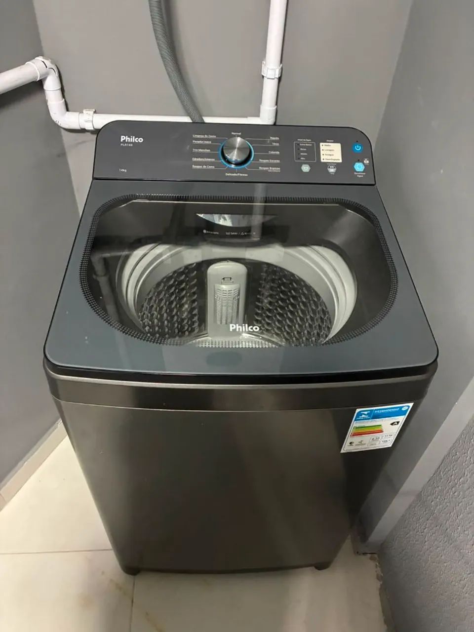 Máquina de lavar Philco 220v PLR14B nova - Foto 5