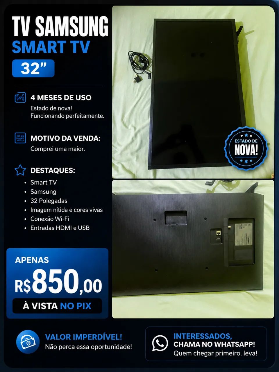 TV SAMSUNG 32 