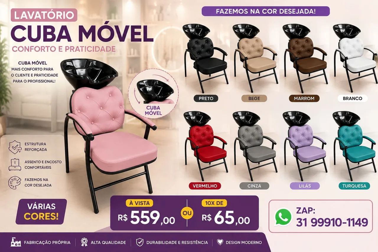 Lavatório de salão de beleza 