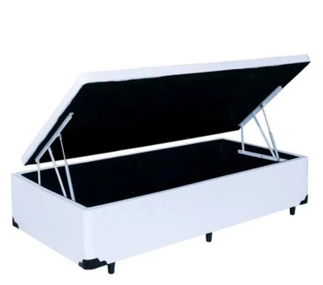 Cama Box Baú Solteiro 88x188x35  - Foto 5