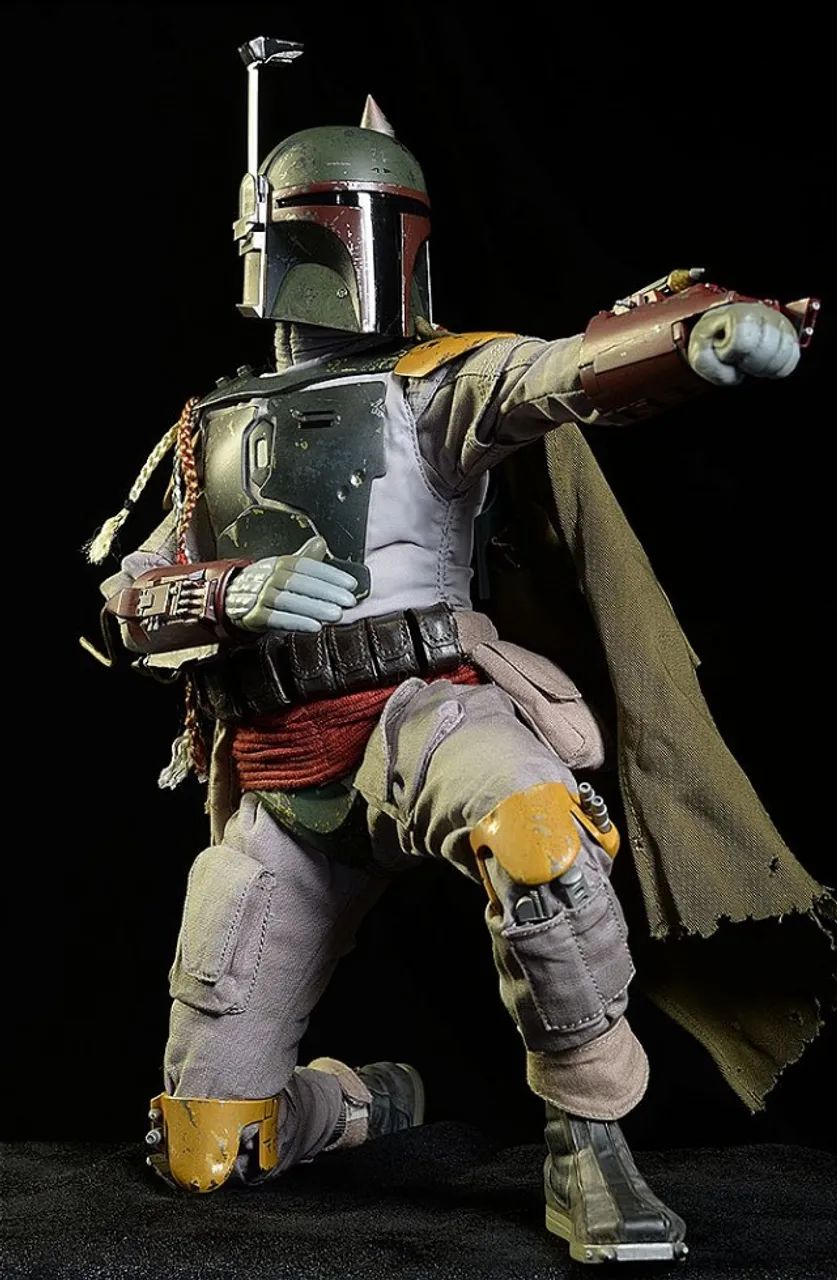 Boneco Boba Fett Deluxe Star Wars Ep.vi Hot Toys Retorno De Jedi - Foto 2