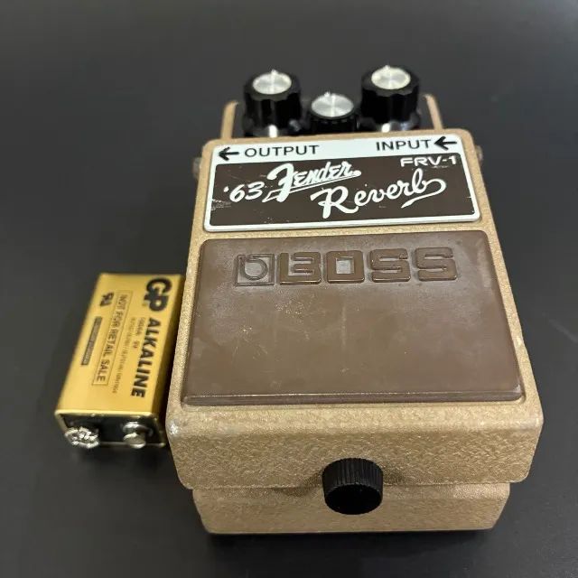 ギター BOSS FRV-1 Fender 63 Reverb Pedal Boss FRV-1 63' Fender Reverb (Raro) - Instrumentos musicais