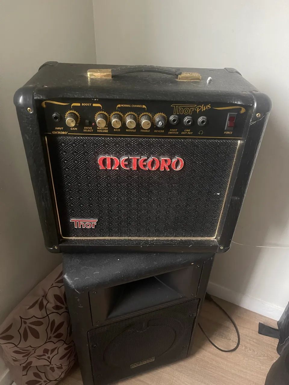 【中古】90W STREO HIFI AMP Amplificador de guitarra meteoro - Aparelhos de Som - Campeche