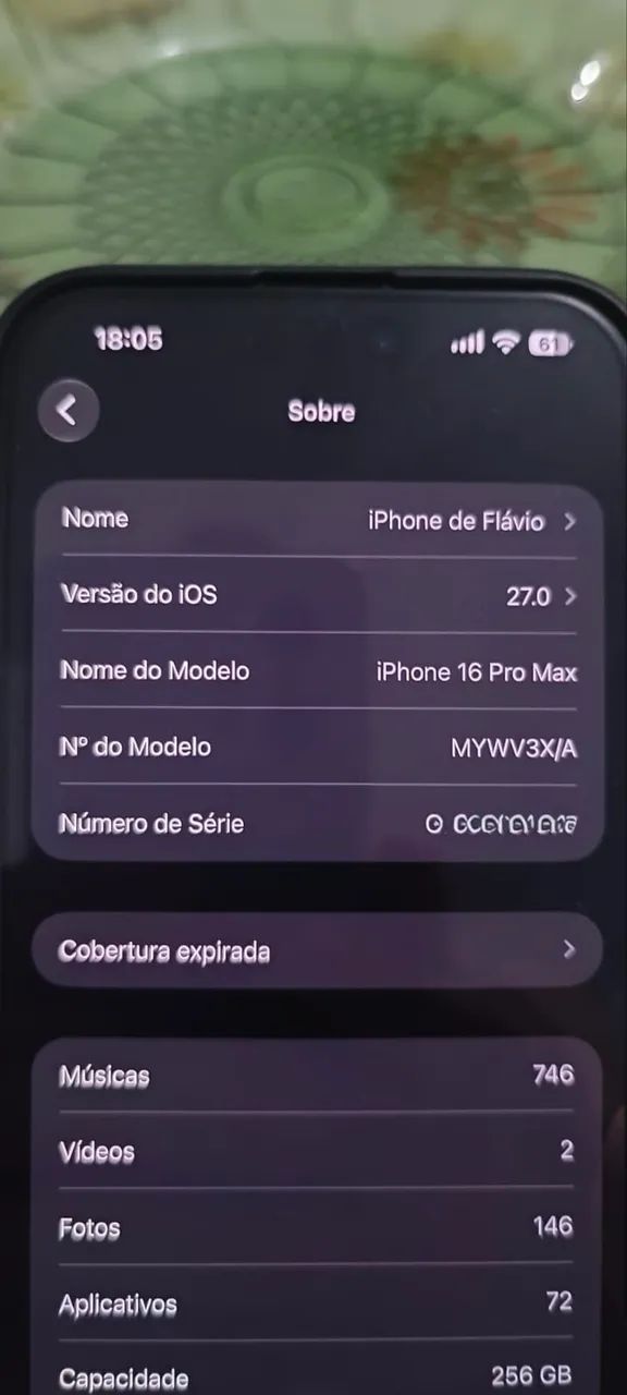 iPhone 16 pro max 256