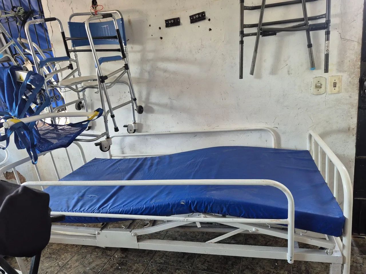Cama hospitalar com colchao - Foto 5
