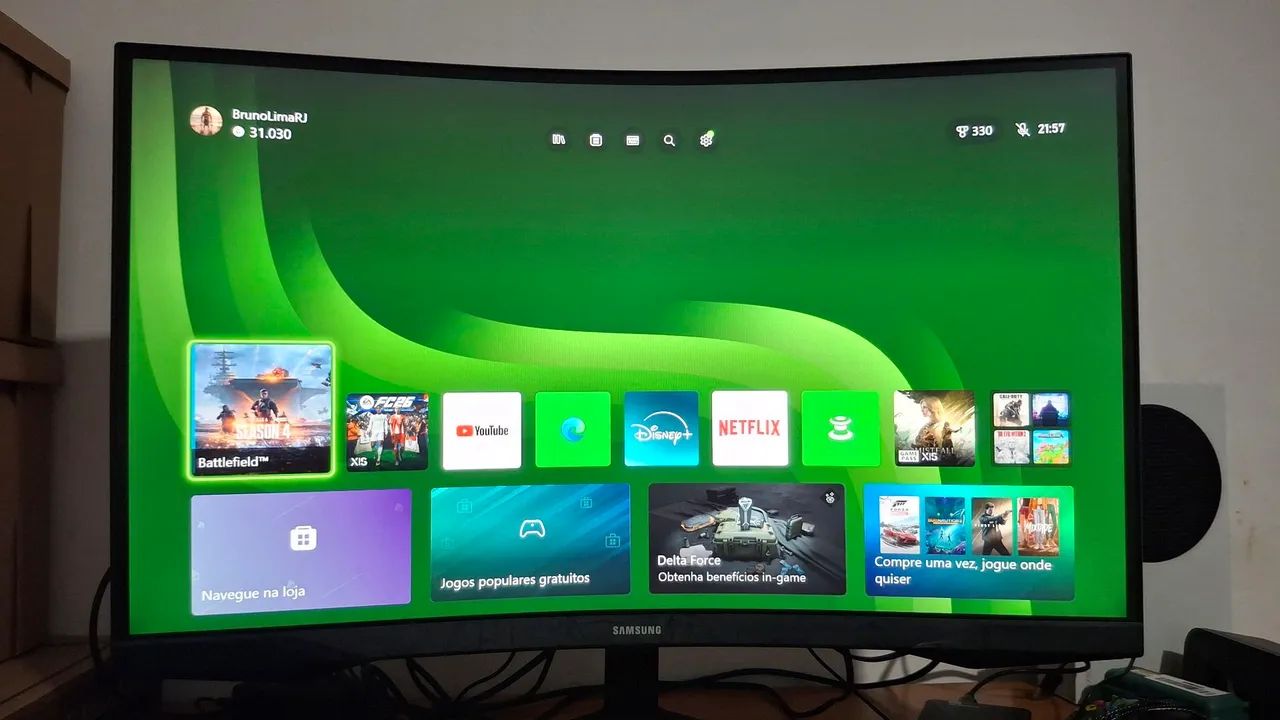 Monitor curvo sansung odssey g5 27 polegadas  - Foto 3