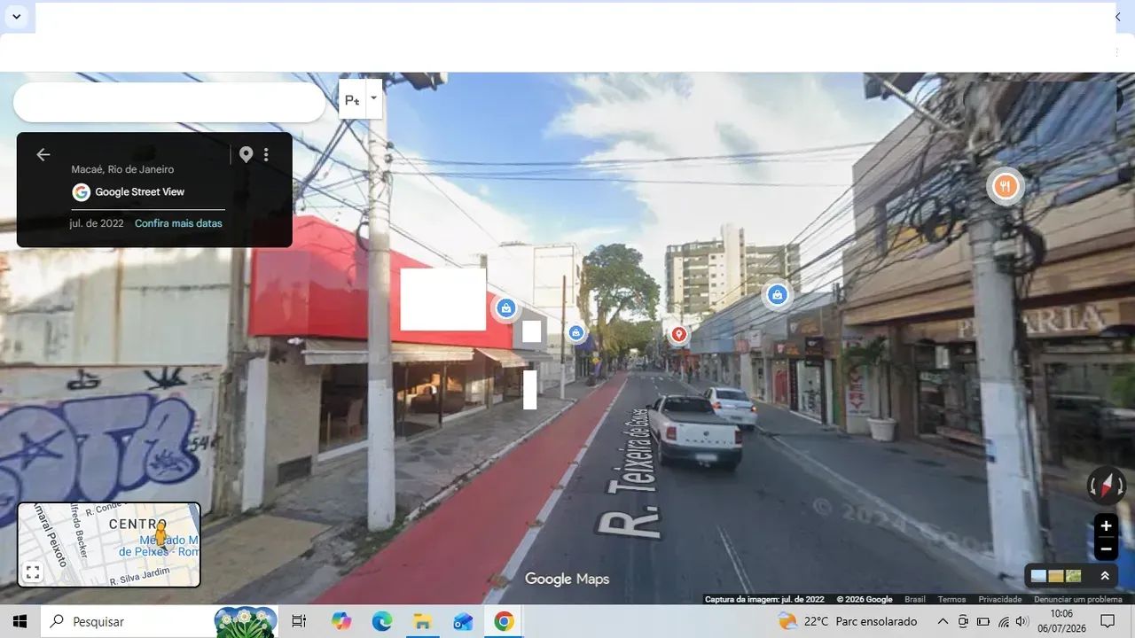 Loja para locação no Centro em Macaé/RJ, 569M2 de loja e mais sobreloja ampla.