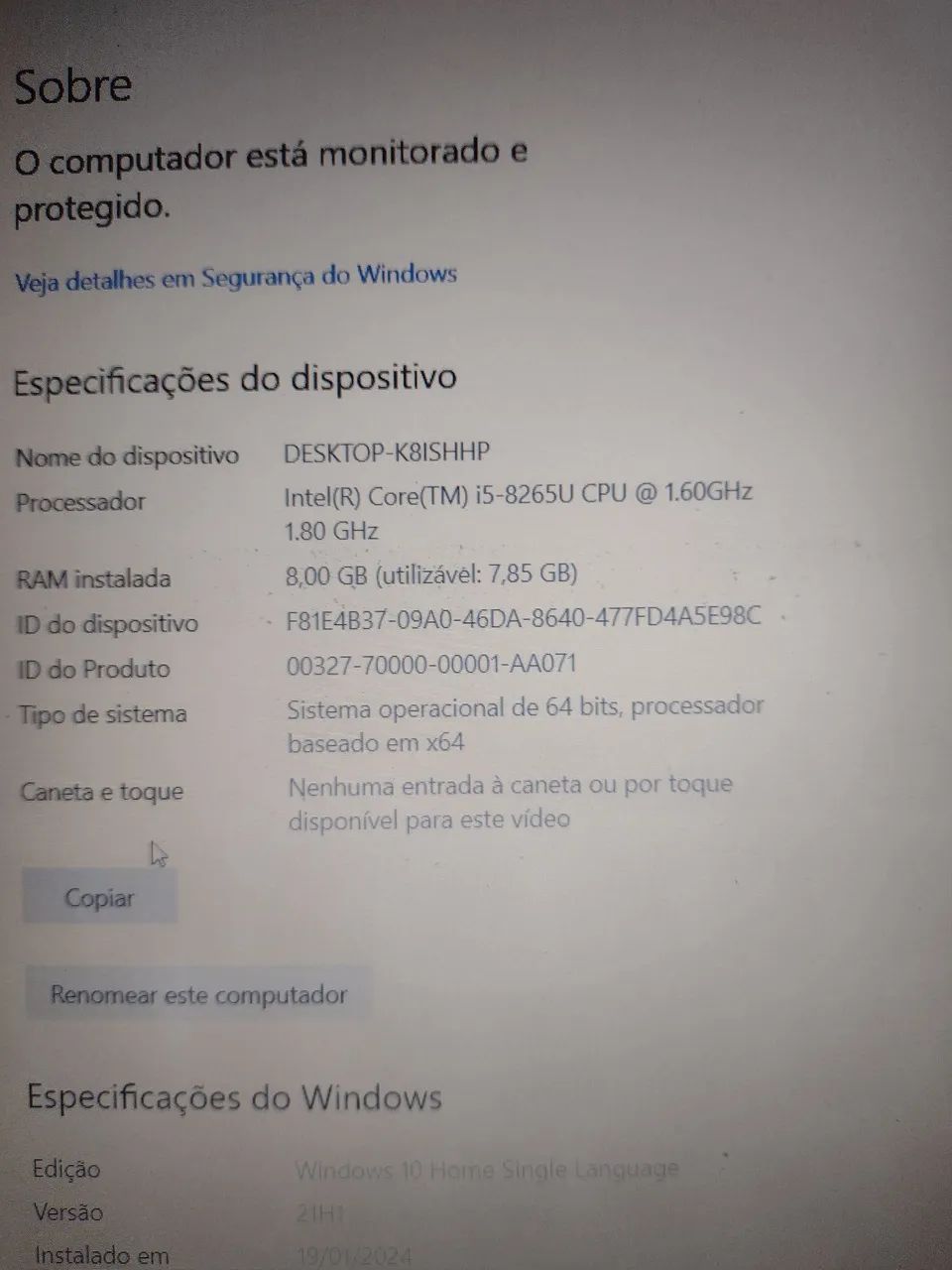 notebook Asus vivobook top - Foto 2