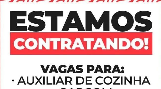Vaga para Aux de cozinha 