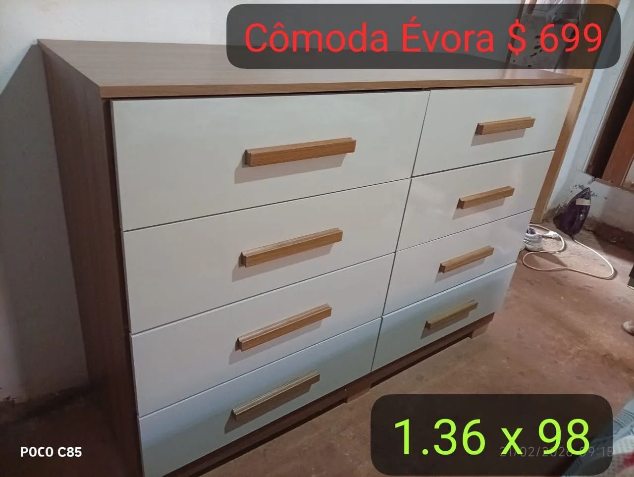 Cômodas novas 