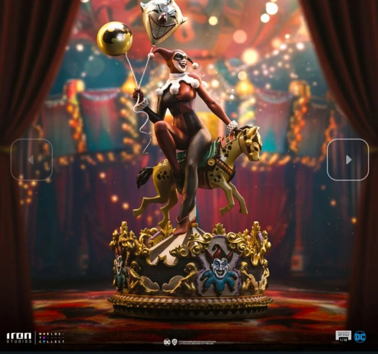 Harley Quinn Unleashed Iron Studios Arlequina
