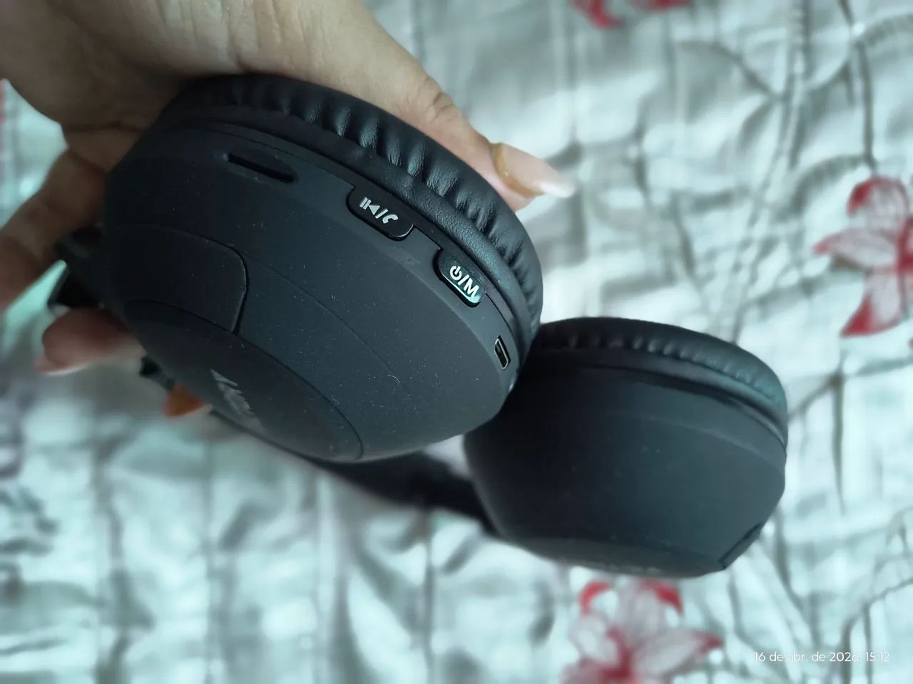 Fone bluetooth Victory dobrável giratório - Foto 4