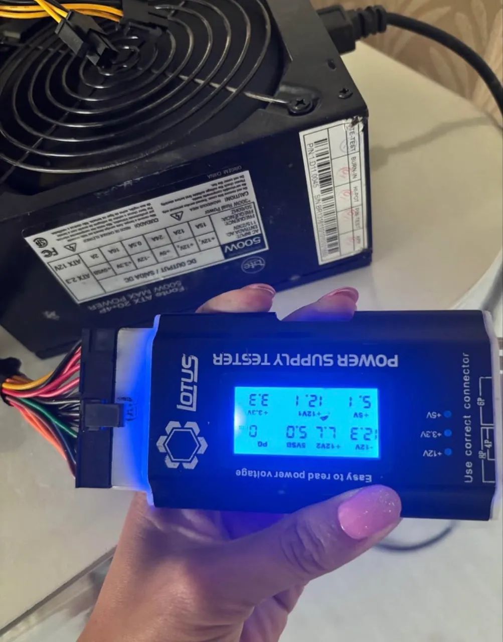 Fonte c3 tech 500w 80plus bronze - Foto 4