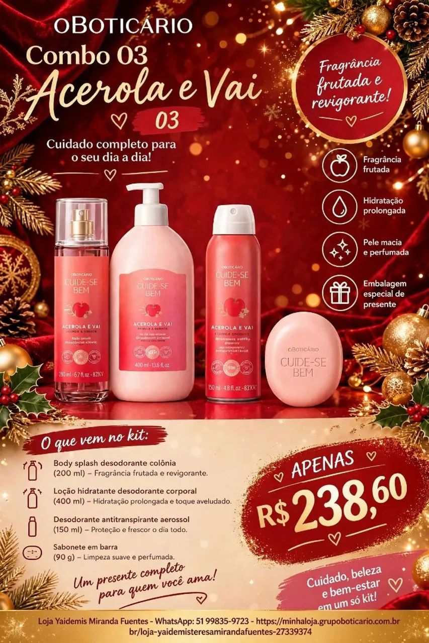 Kit Presentes Natal  - Foto 3